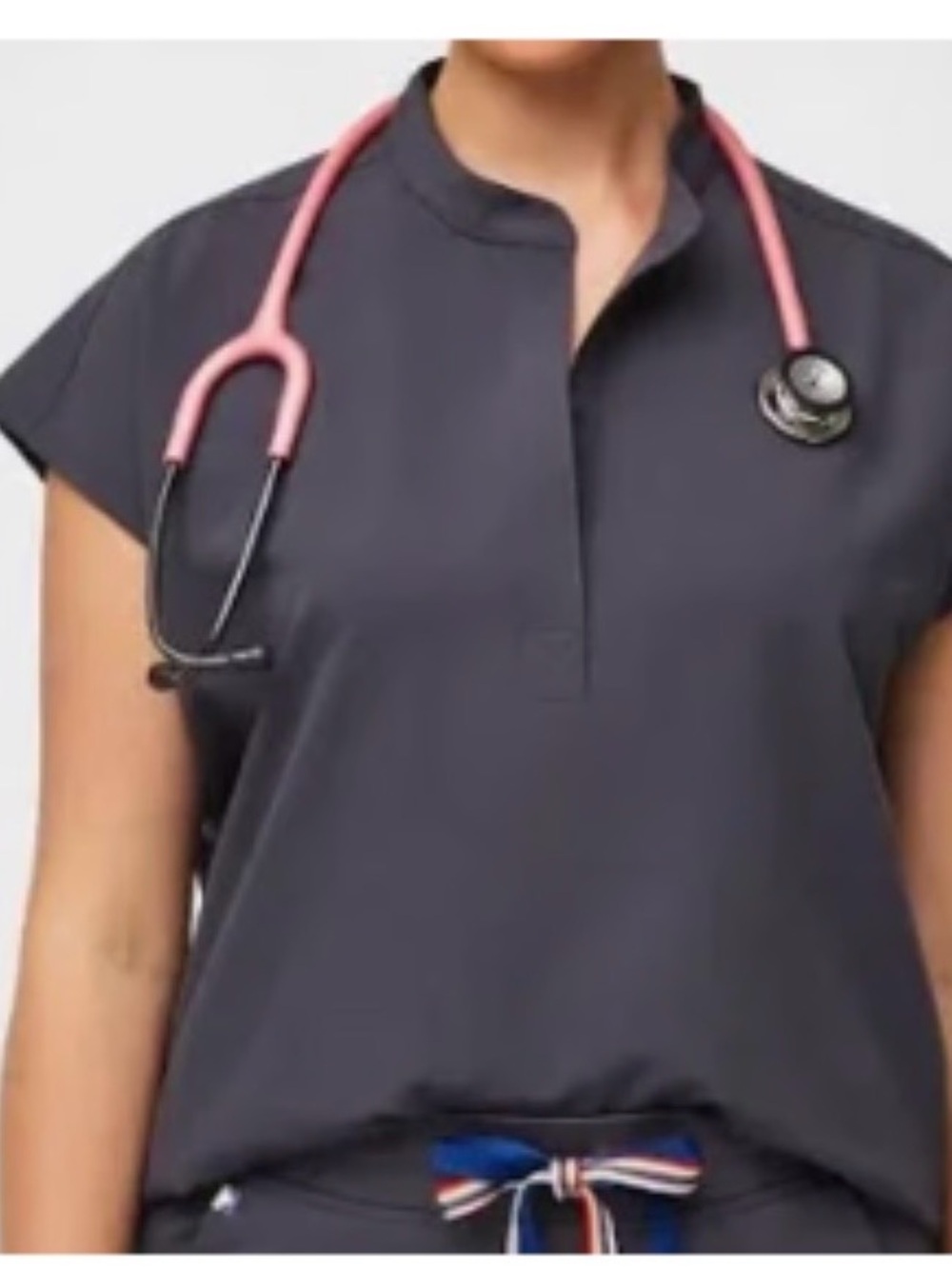 FIGS Pride - Women’s charcoal Rafaela oversized scrub top - XS - limited edition - Picture 2 of 9